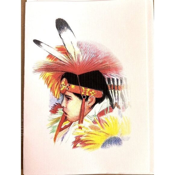 "Woodland Boy" by Daniel Ramirez Saginaw Chippewa Descent Artist - Picture 1 of 5